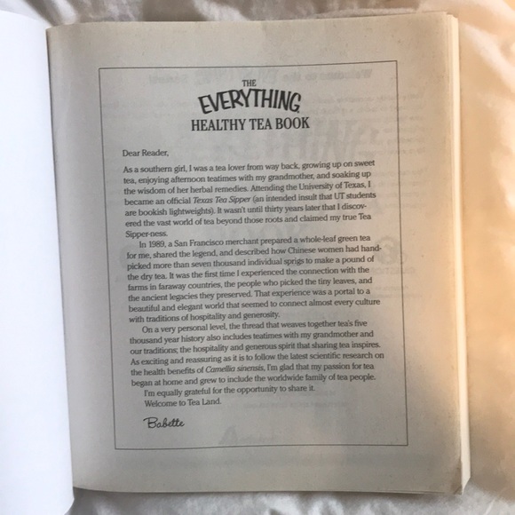 NWOT The Everything Healthy Tea Book - Picture 4 of 4